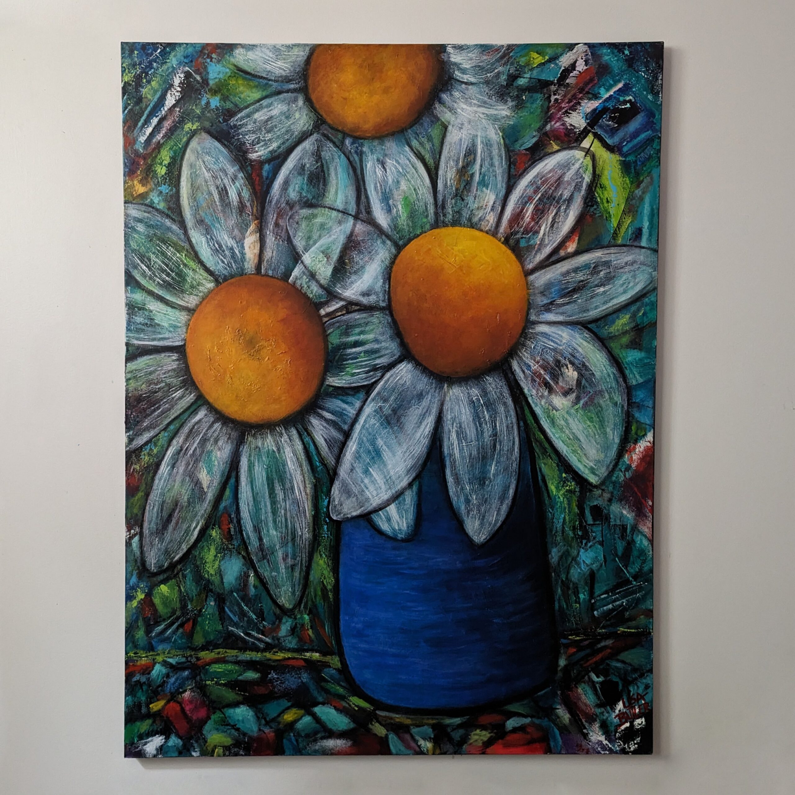 Centerpiece 30" x 40" Acrylic Painting