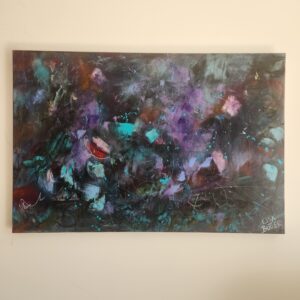 Mind 20" x 30" x 1.5" Acrylic Painting